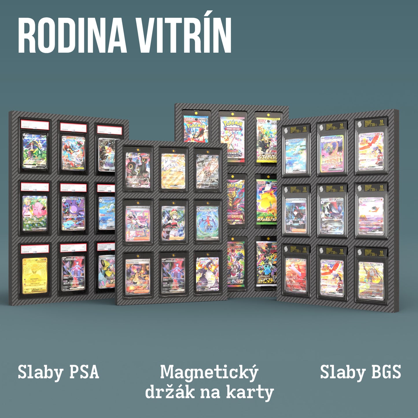 Display Wall for 3x3 Magnetic Card Holder Product Gallery Image 4 (cs)