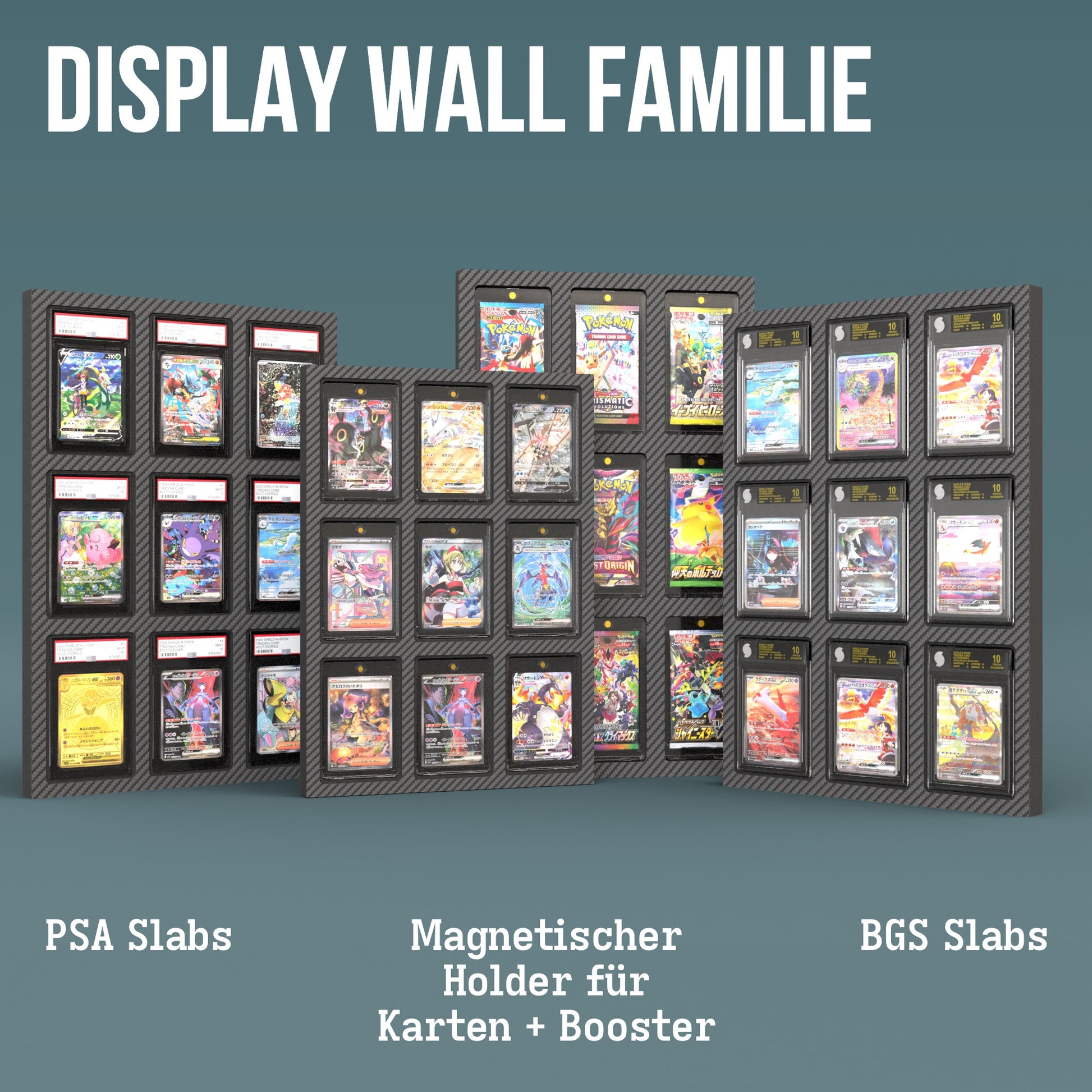 Display Wall for 3x3 Magnetic Card Holder Product Gallery Image 4 (de)