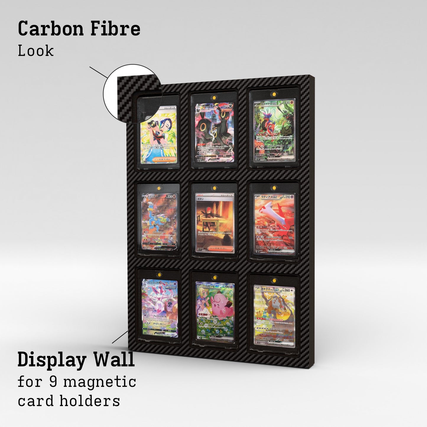Display Wall for 3x3 Magnetic Card Holder Product Gallery Image 2 (en)