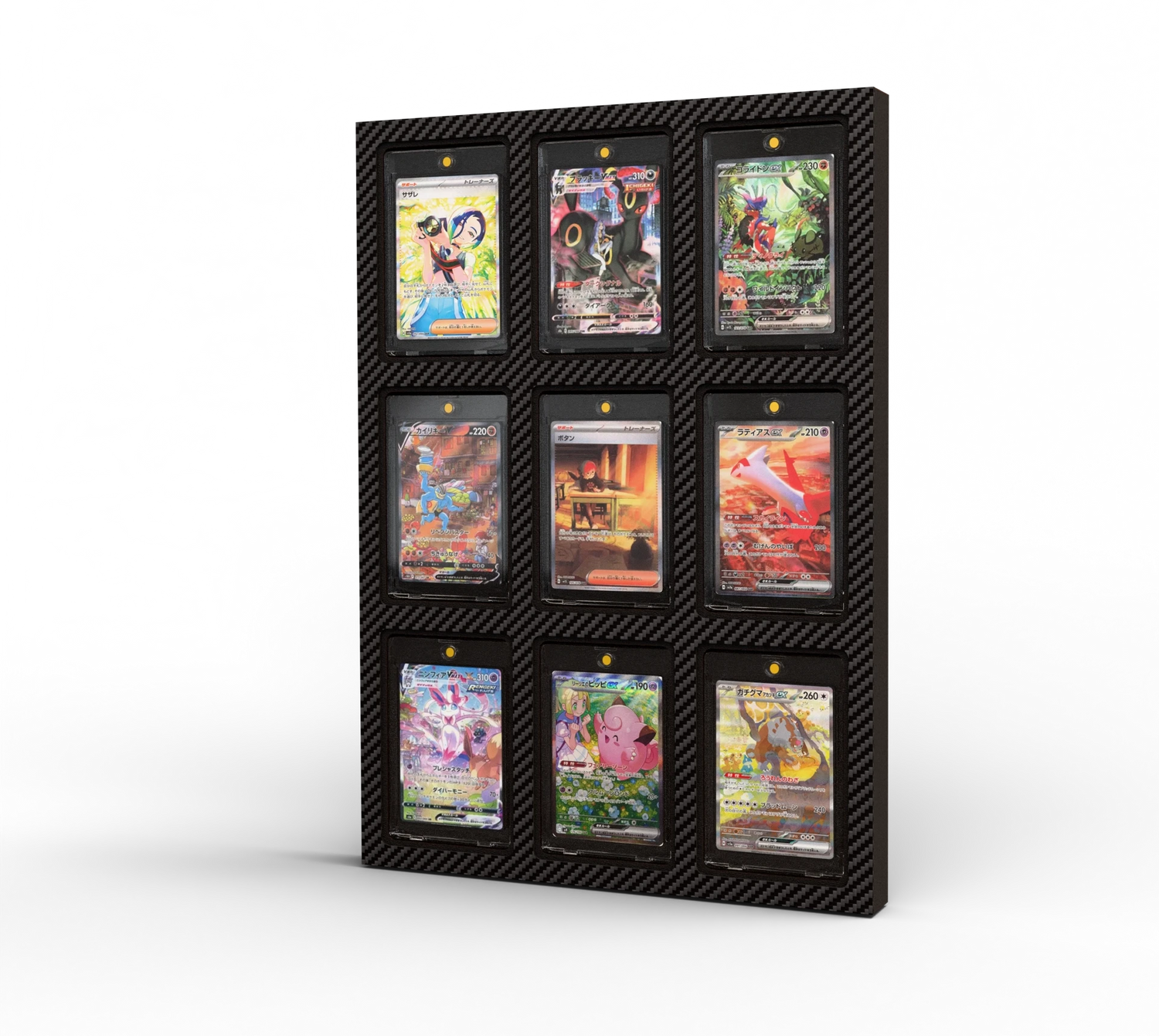 Display Wall for 3x3 Magnetic Card Holder Features
