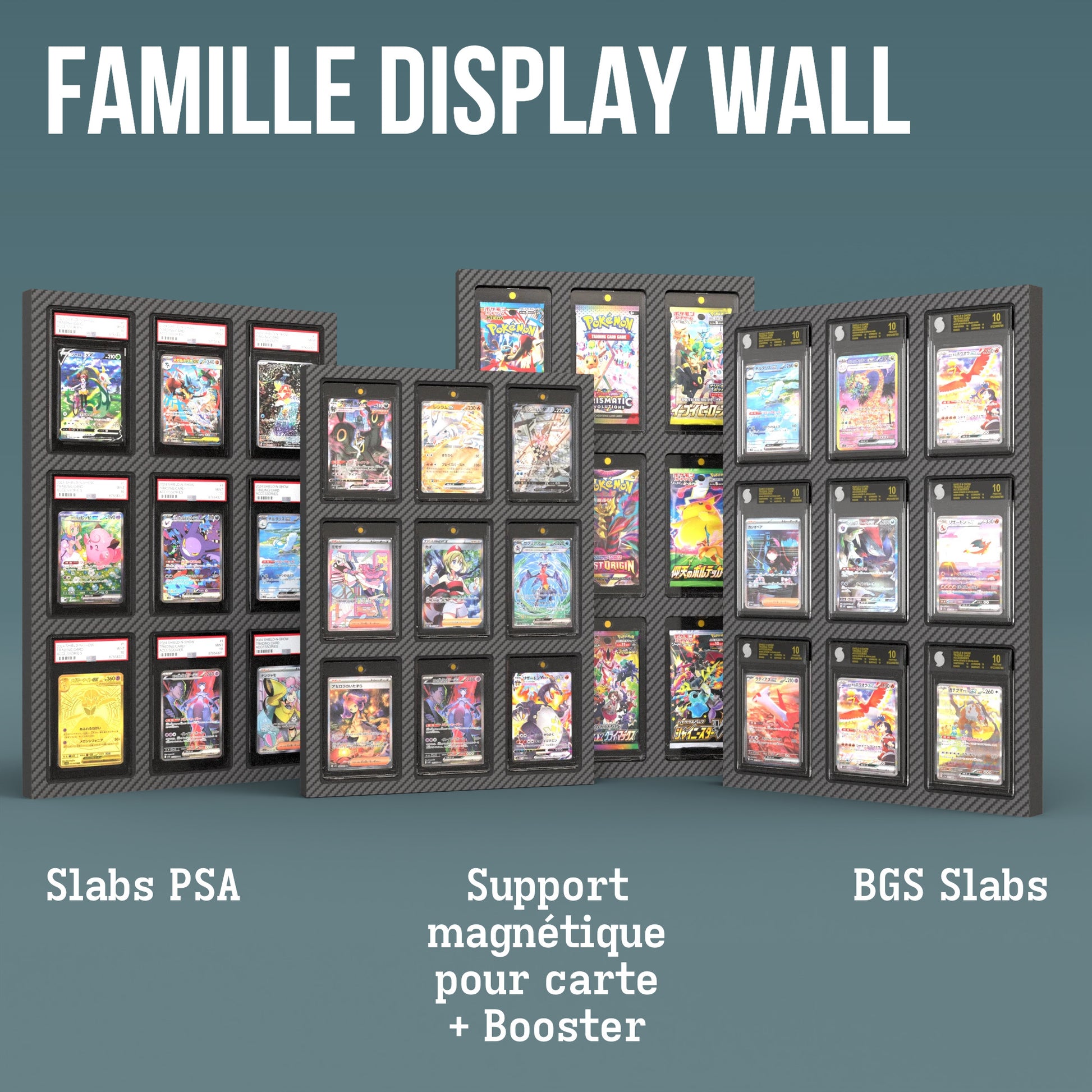 Display Wall for 3x3 Magnetic Card Holder Product Gallery Image 4 (fr)