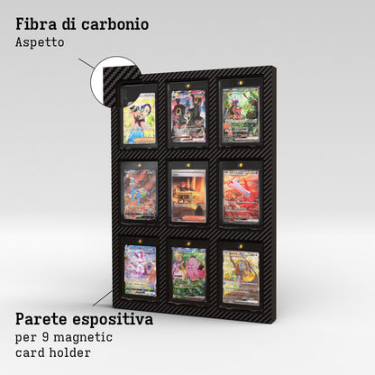 Display Wall for 3x3 Magnetic Card Holder Product Gallery Image 2 (it)