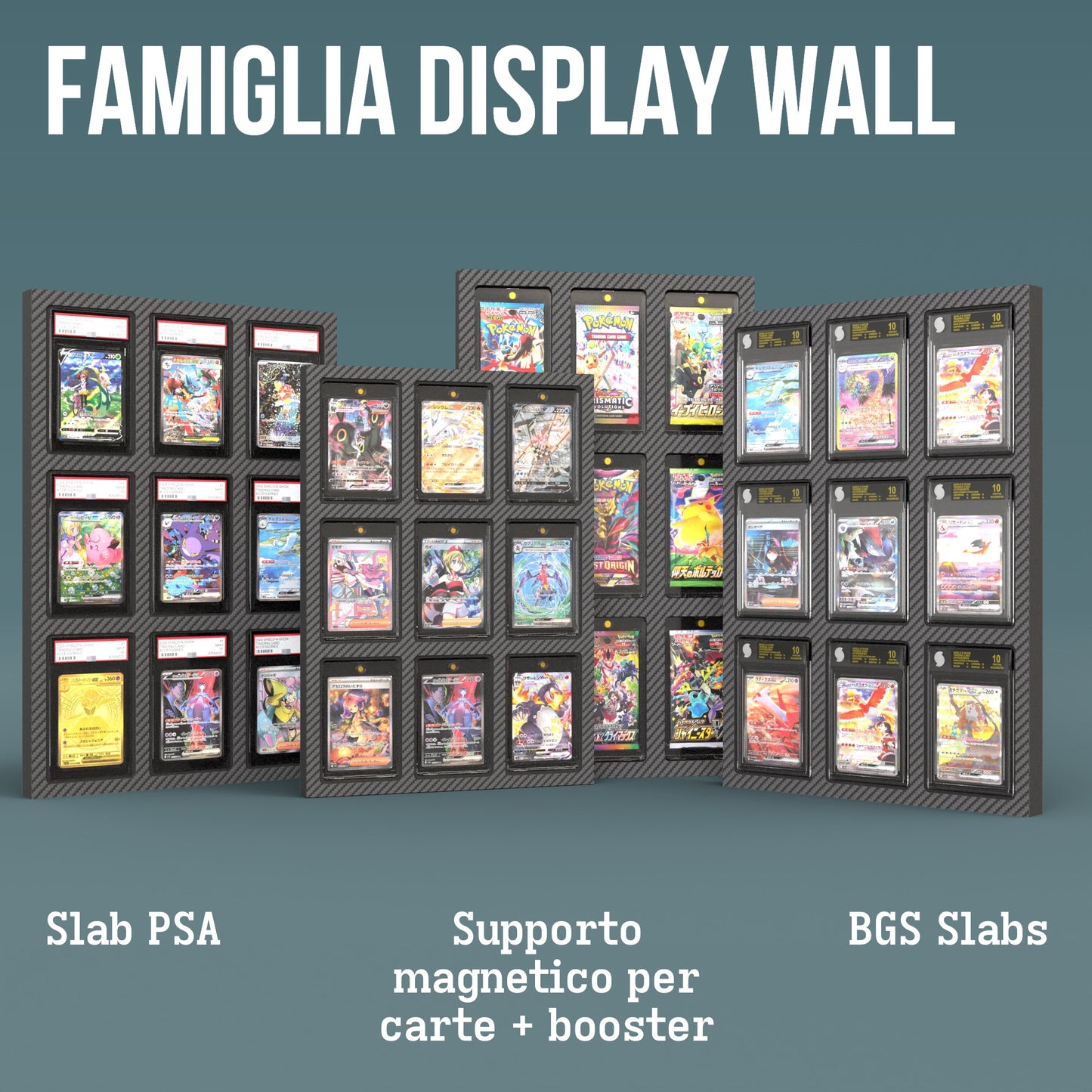 Display Wall for 3x3 Magnetic Card Holder Product Gallery Image 4 (it)
