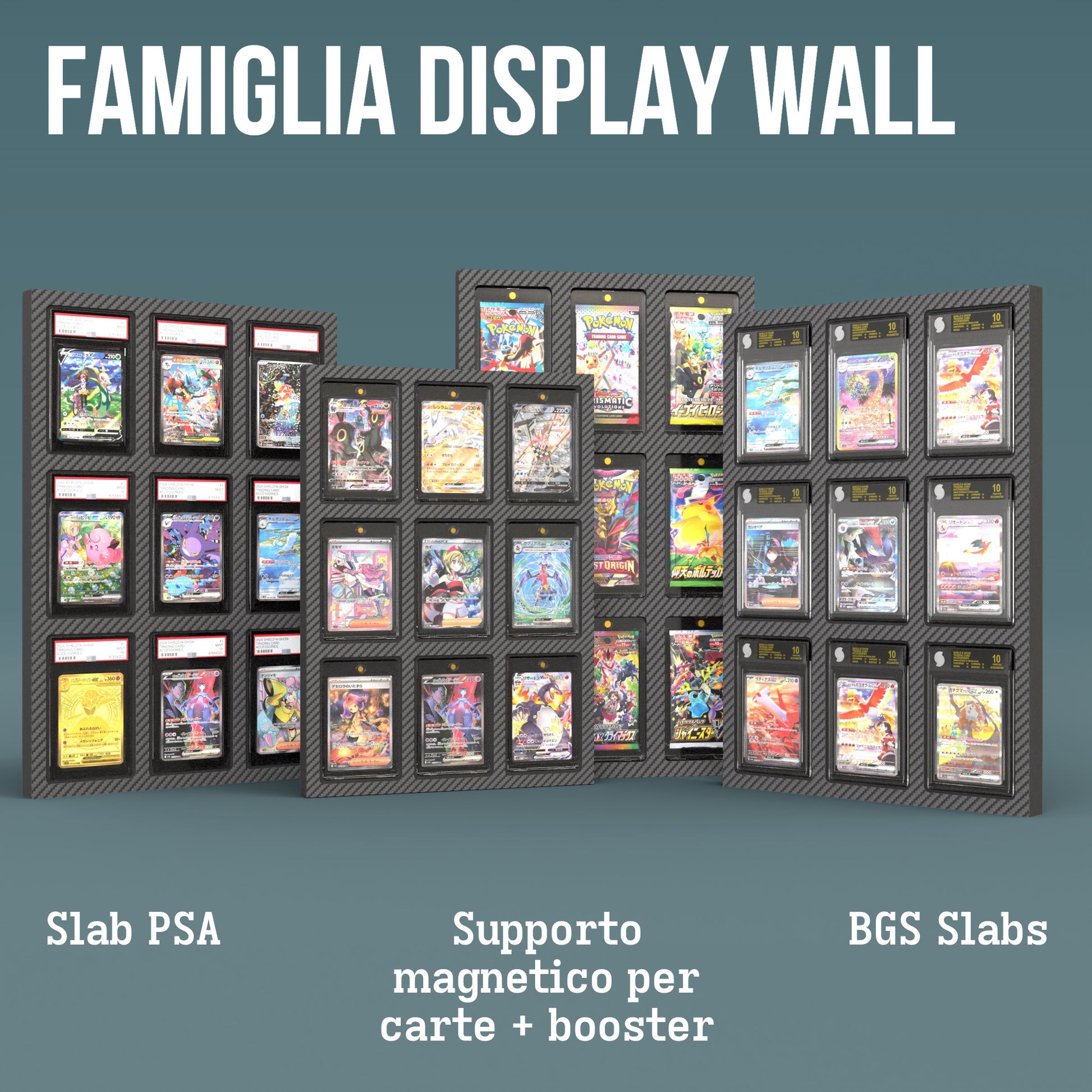 Display Wall for 3x3 Magnetic Card Holder Product Gallery Image 4 (it)