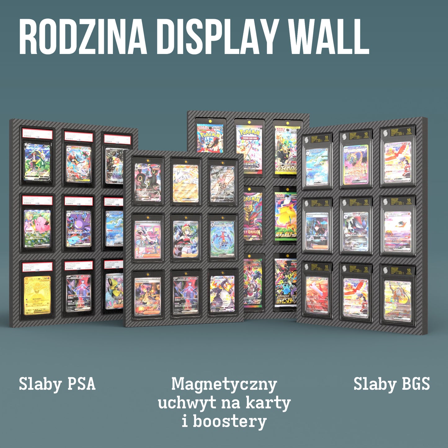 Display Wall for 3x3 Magnetic Card Holder Product Gallery Image 4 (pl)