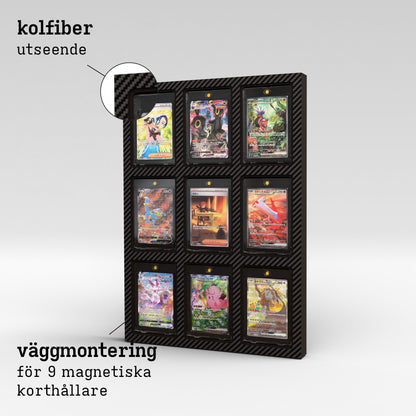 Display Wall for 3x3 Magnetic Card Holder Product Gallery Image 2 (sv)