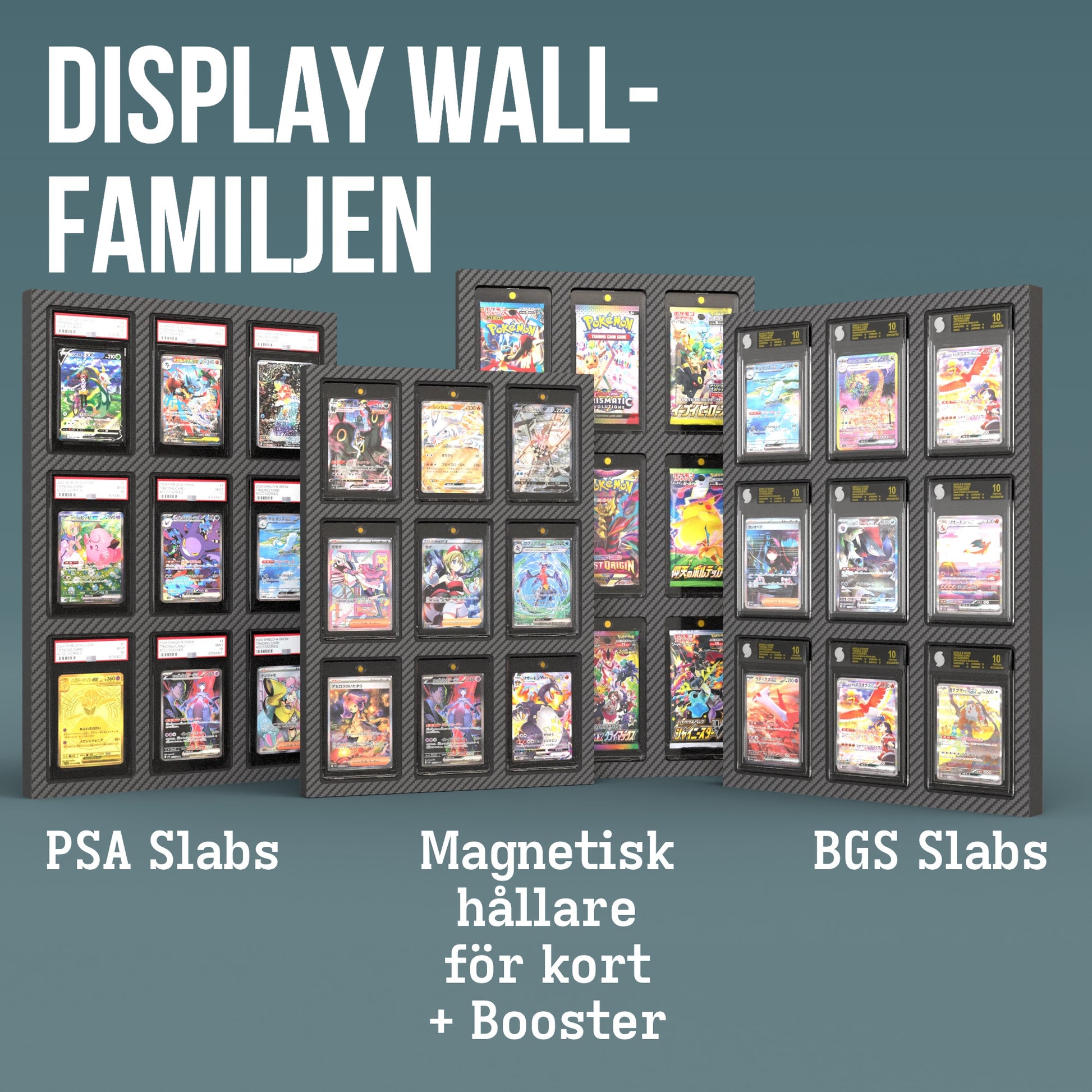 Display Wall for 3x3 Magnetic Card Holder Product Gallery Image 4 (sv)