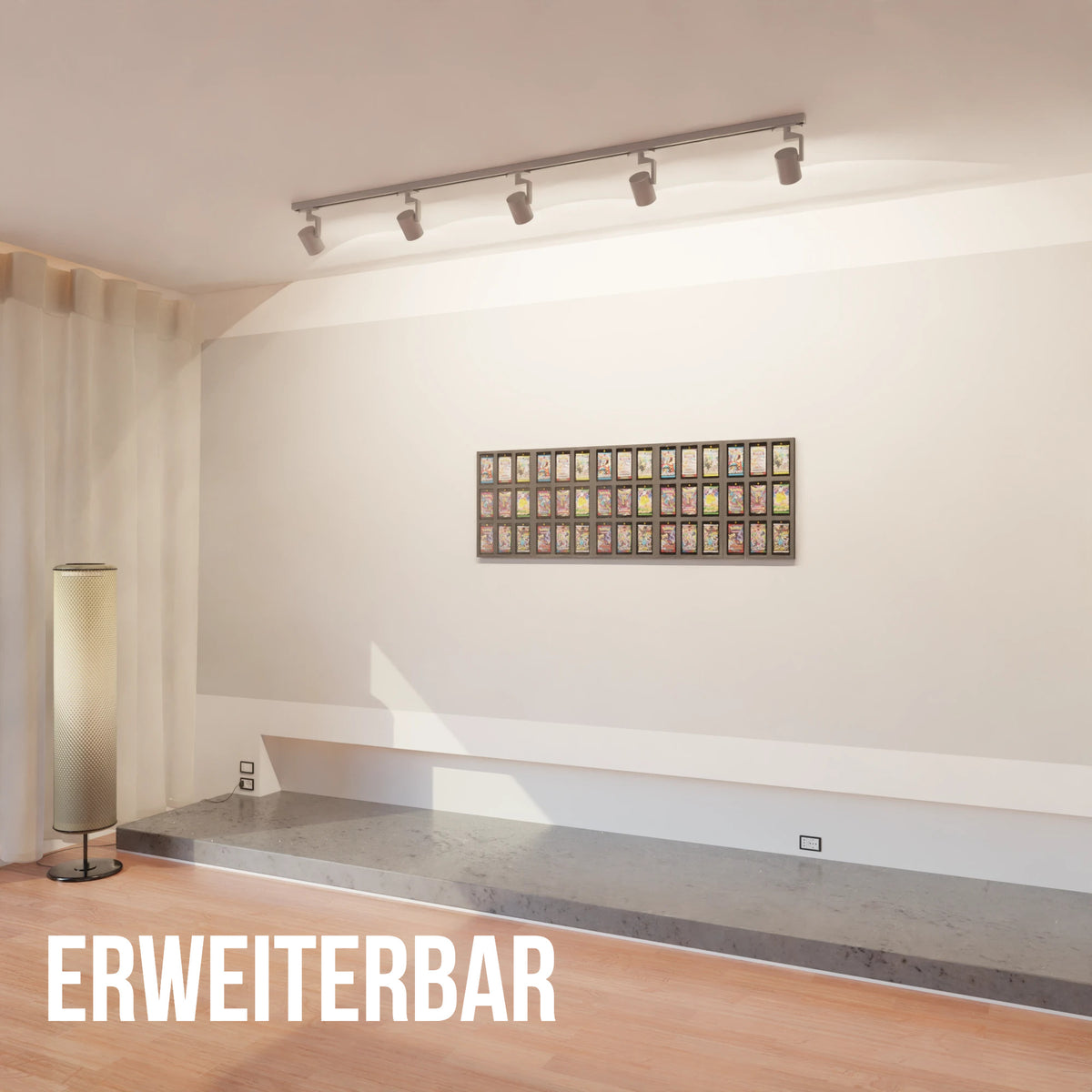 Display Wall for 3x3 Magnetic Booster Holder Product Gallery Image 1 (de)