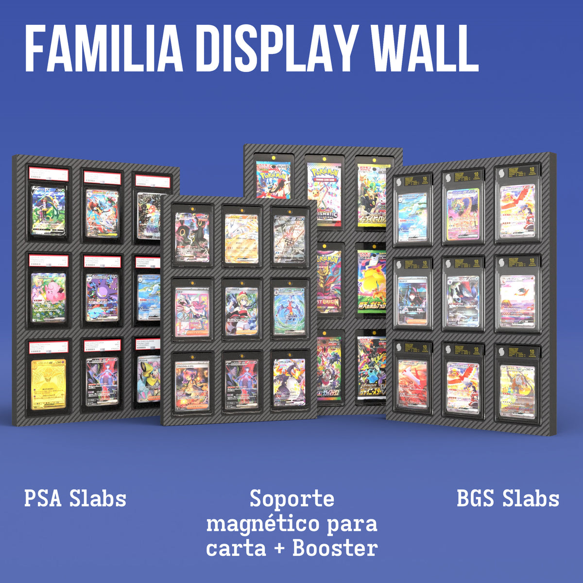 Display Wall for 3x3 Magnetic Booster Holder Product Gallery Image 4 (es)