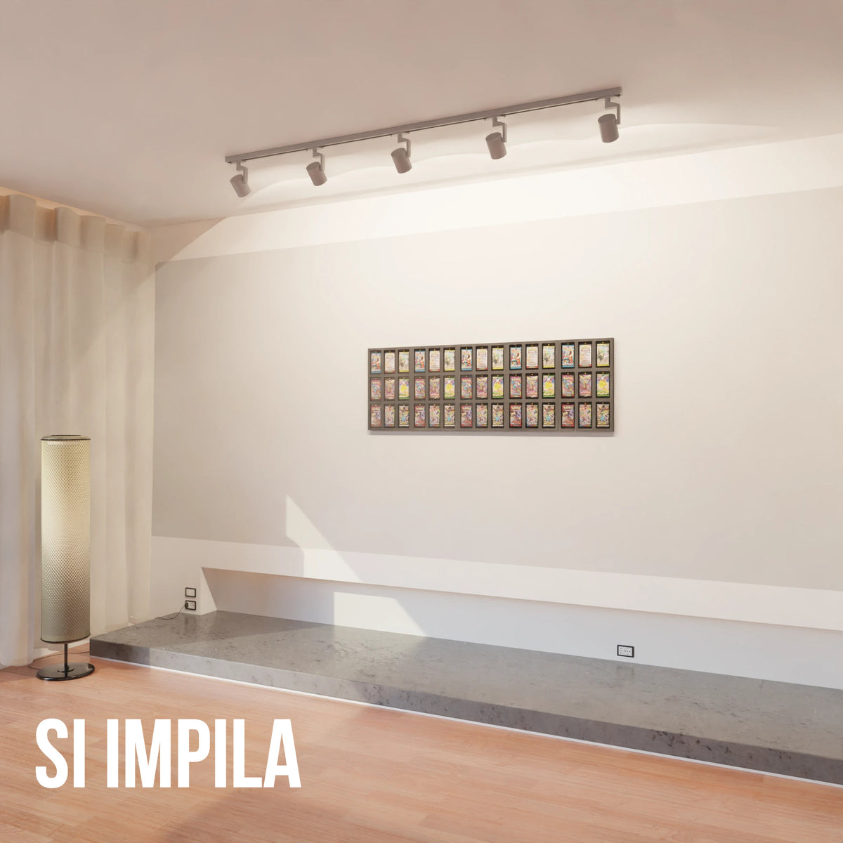 Display Wall for 3x3 Magnetic Booster Holder Product Gallery Image 1 (it)