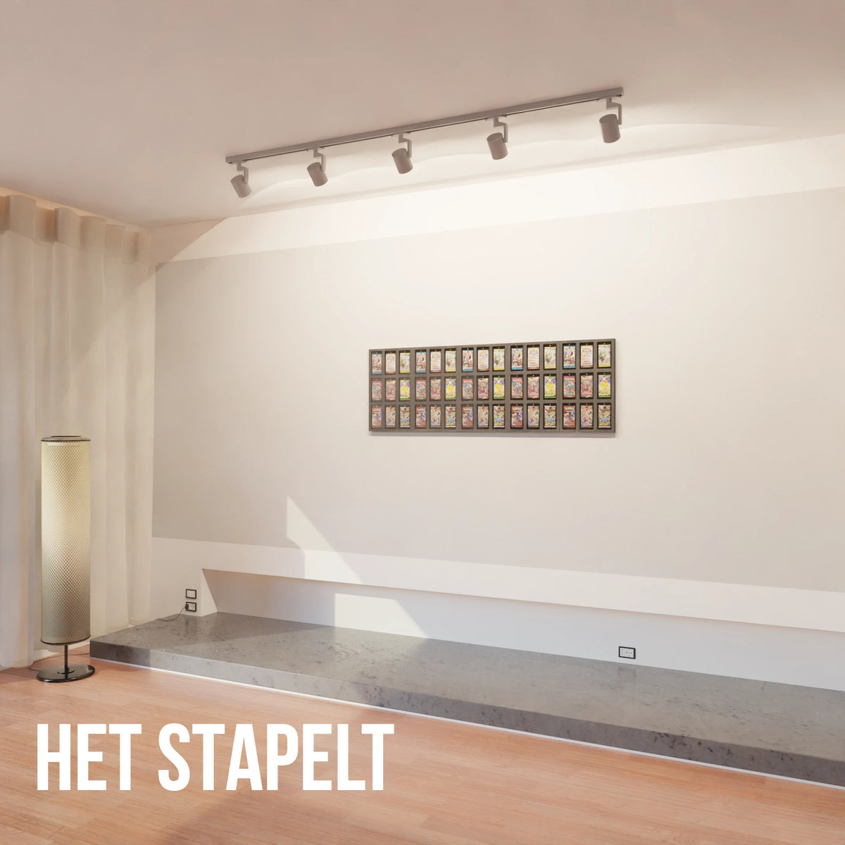 Display Wall for 3x3 Magnetic Booster Holder Product Gallery Image 1 (nl)