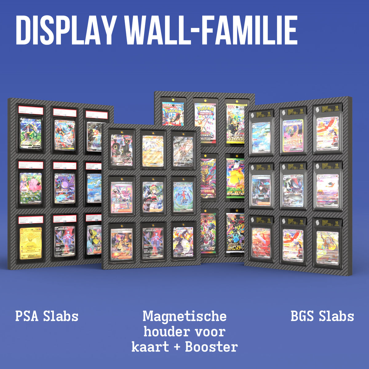 Display Wall for 3x3 Magnetic Booster Holder Product Gallery Image 4 (nl)