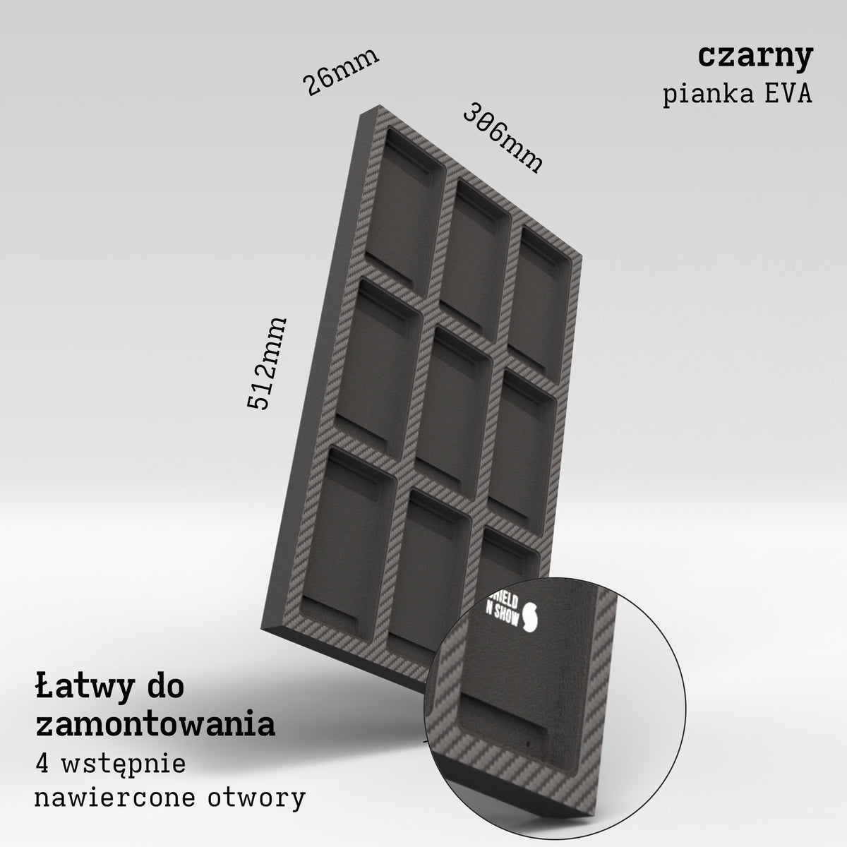 Display Wall for 3x3 Magnetic Booster Holder Product Gallery Image 3 (pl)