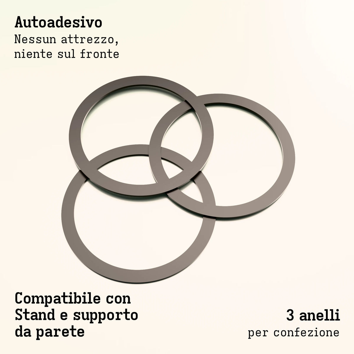 Snapmag Steel Rings Product Gallery Image 2 (it)