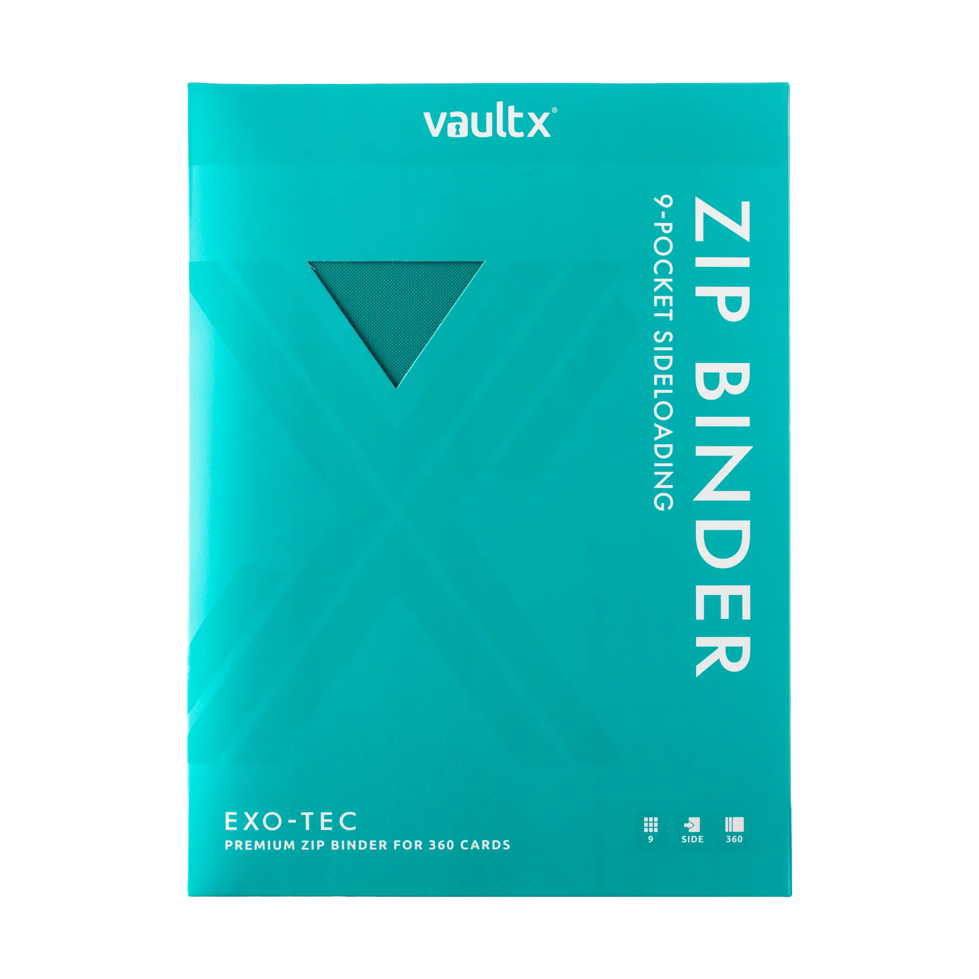 9-Pocket Exo-Tec® Zip Binder Product Gallery Image 1 [9309-ocean-blue]