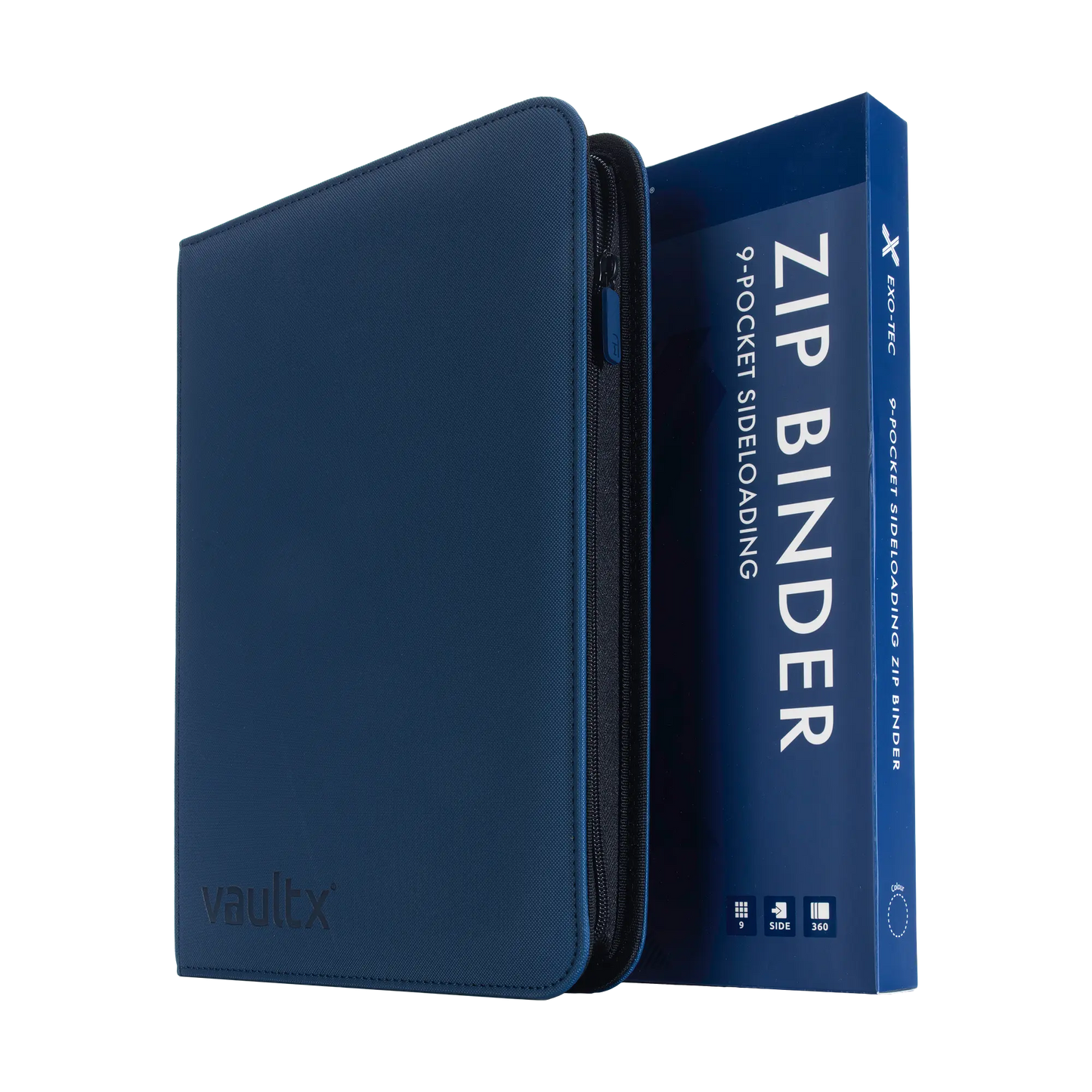 9-Pocket Exo-Tec® Zip Binder Product Gallery Image 1 [9309-royal-blue]