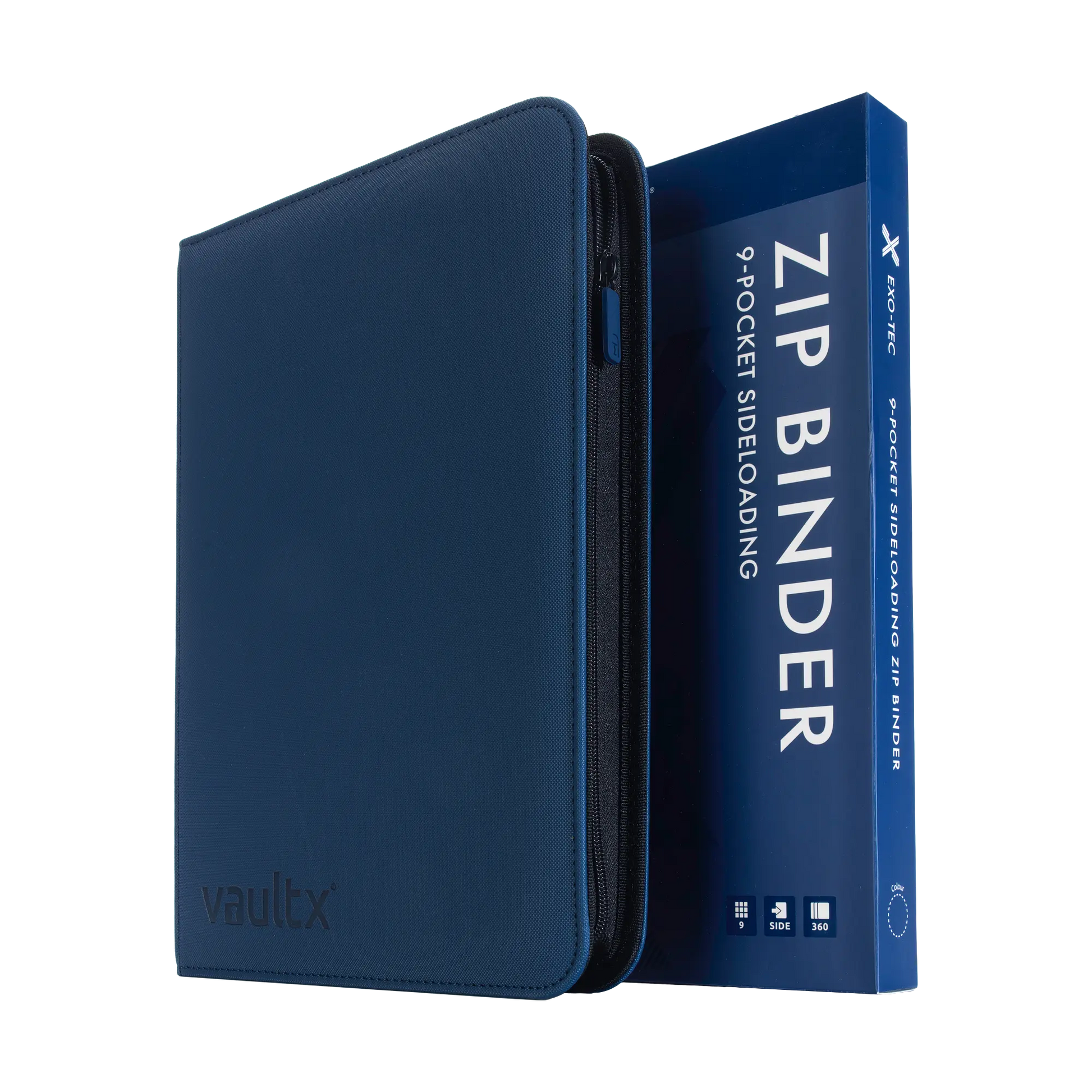 9-Pocket Exo-Tec® Zip Binder Product Gallery Image 1 [9309-royal-blue]