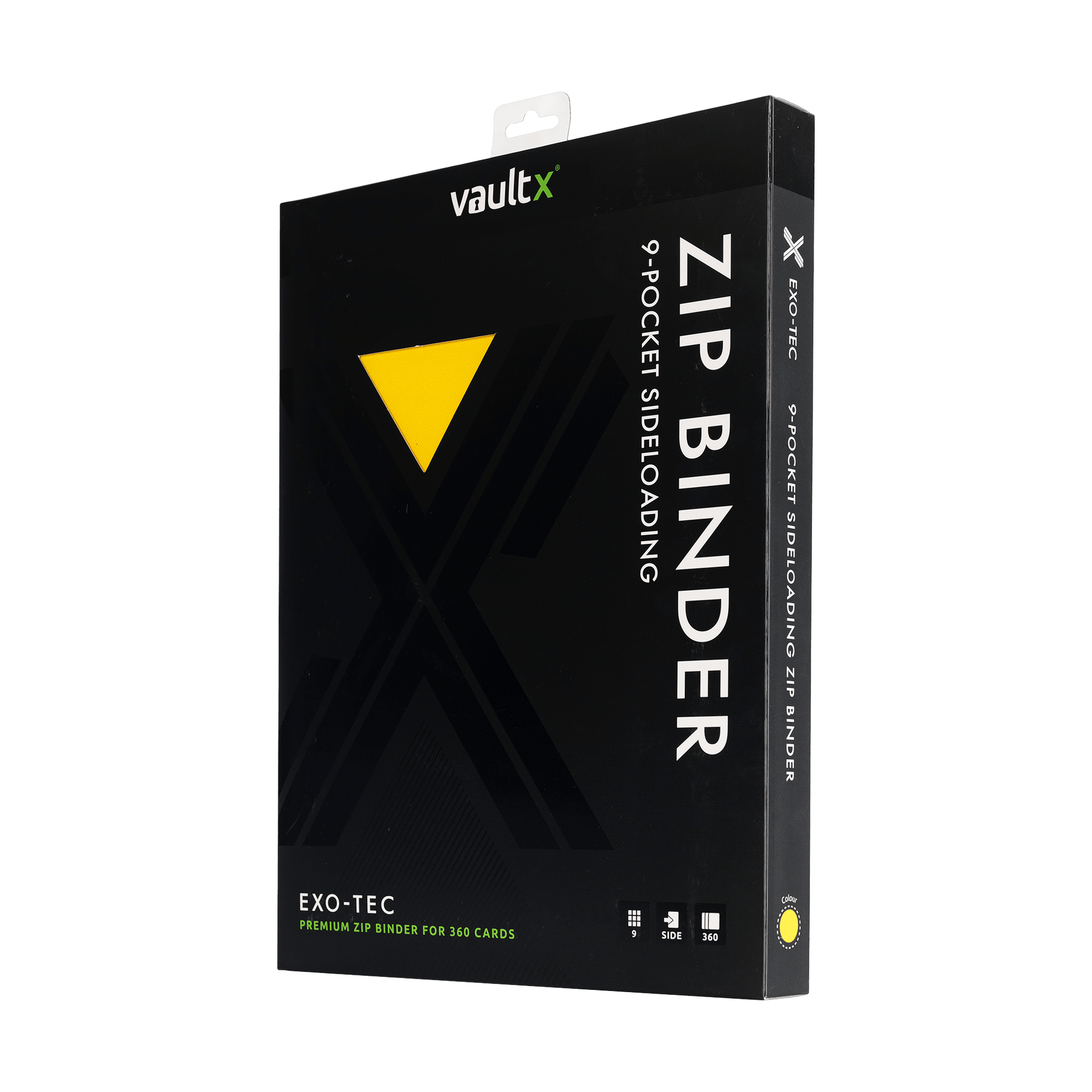 9-Pocket Exo-Tec® Zip Binder Product Gallery Image 1 [9309-sunrise-yellow]