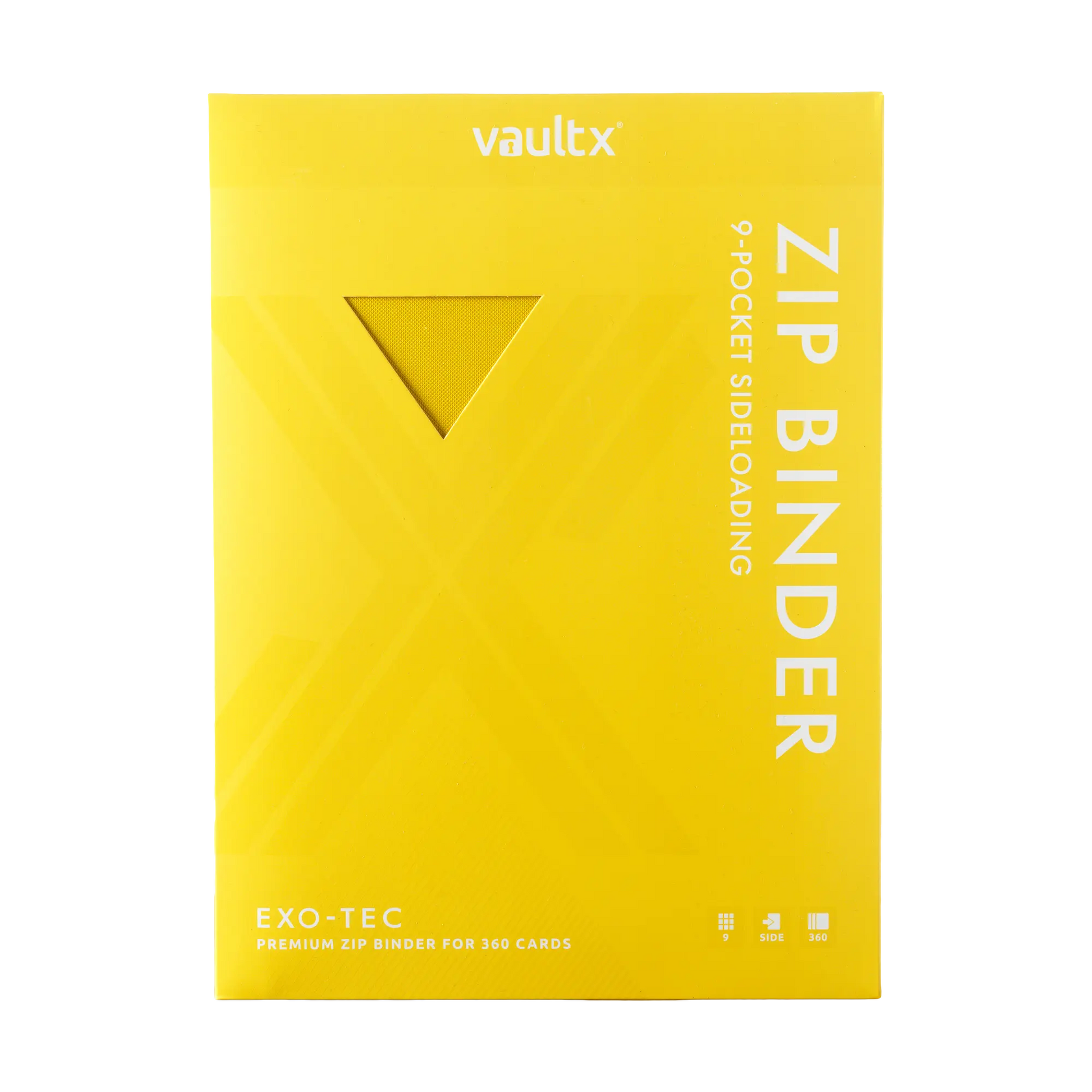 9-Pocket Exo-Tec® Zip Binder Product Gallery Image 10 [9309-sunrise-yellow]