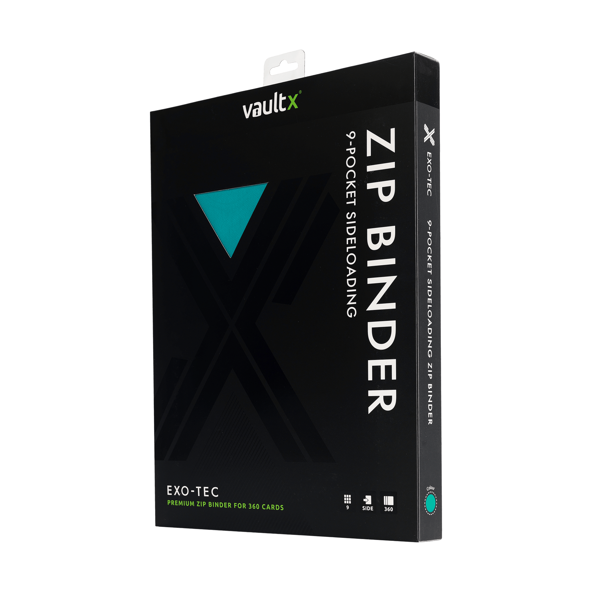 9-Pocket Exo-Tec® Zip Binder Product Gallery Image 11 [9309-ocean-blue]