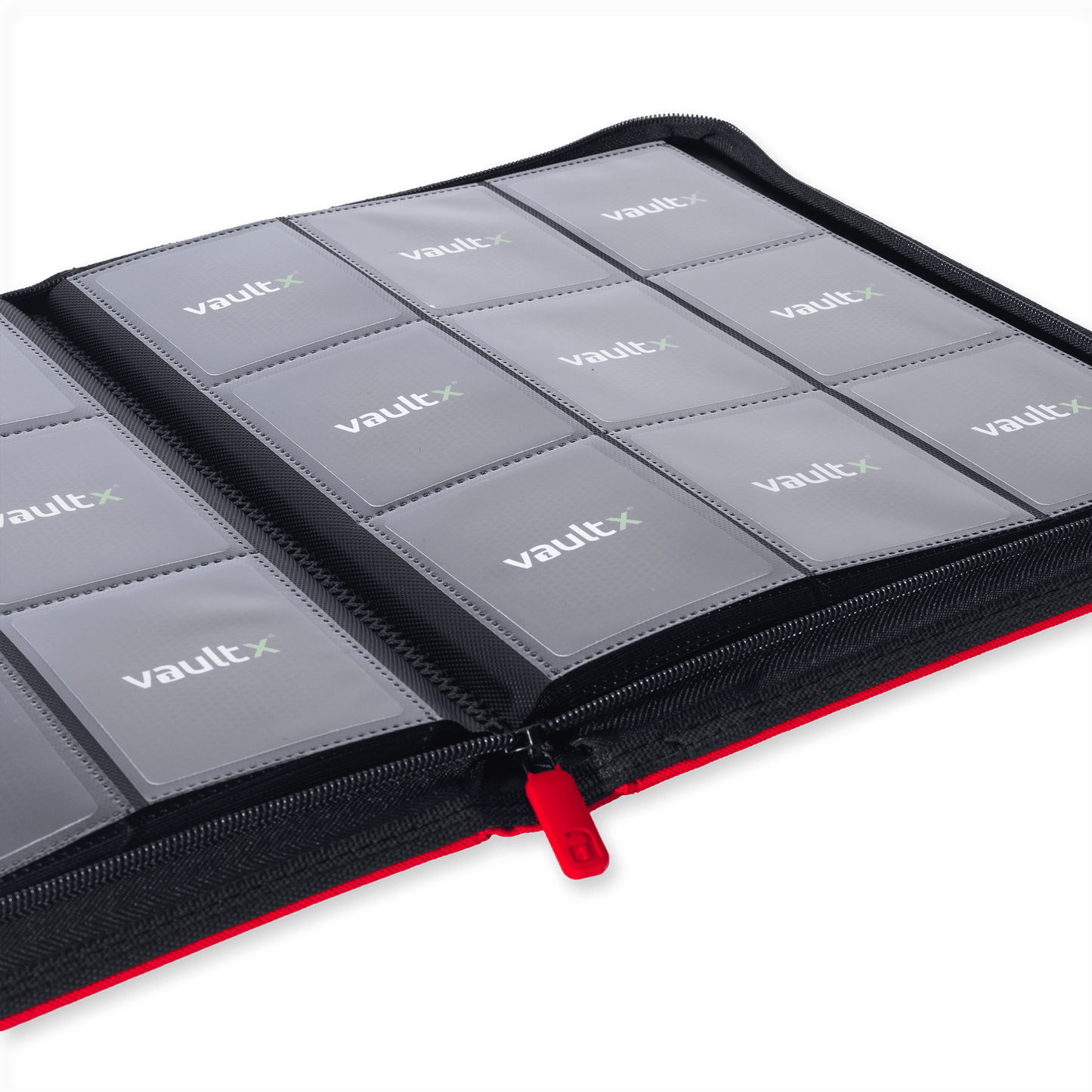 9-Pocket Exo-Tec® Zip Binder Product Gallery Image 13 [9309-fire-red]