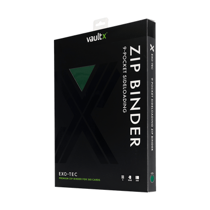 9-Pocket Exo-Tec® Zip Binder Product Gallery Image 13 [9309-forest-green]