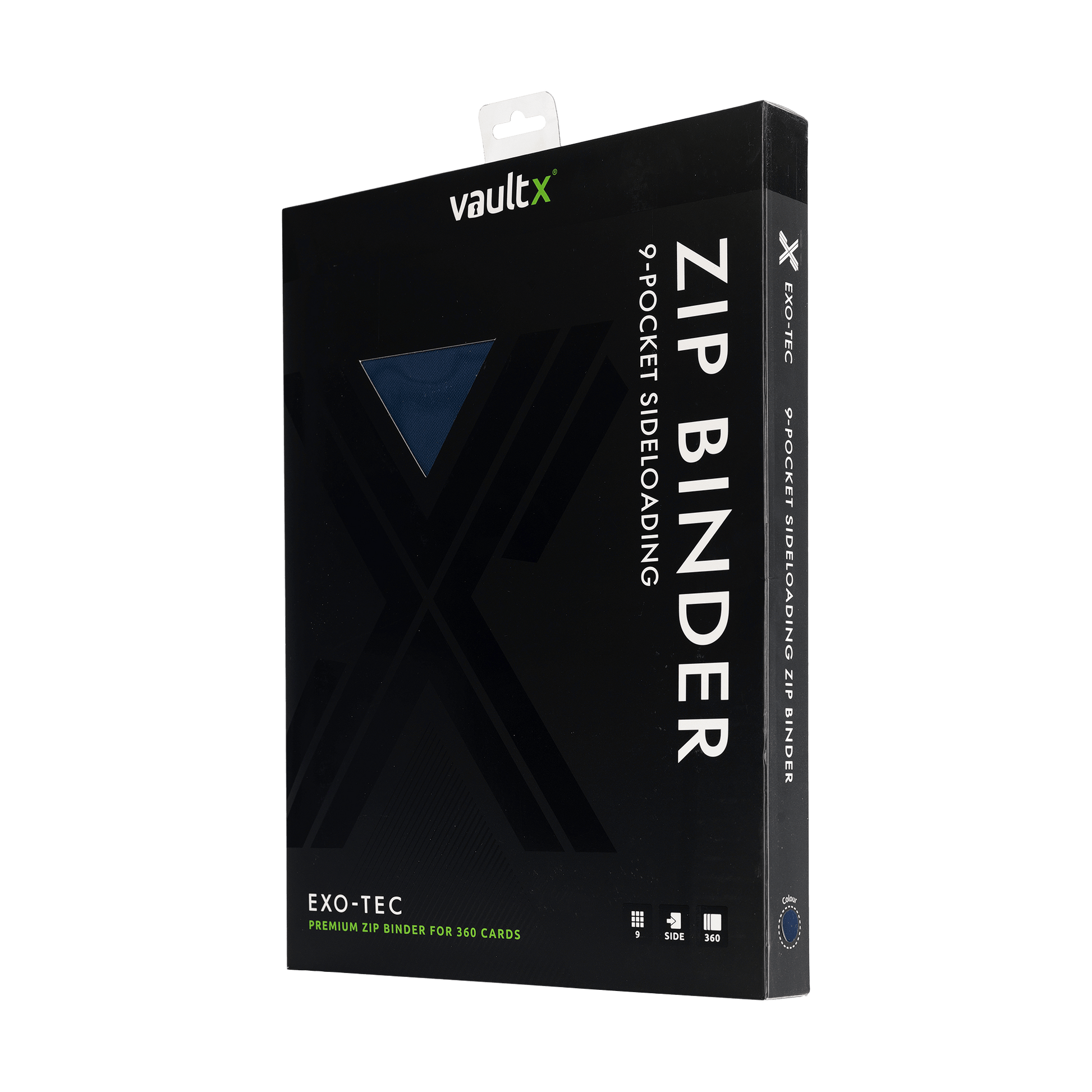 9-Pocket Exo-Tec® Zip Binder Product Gallery Image 13 [9309-royal-blue]