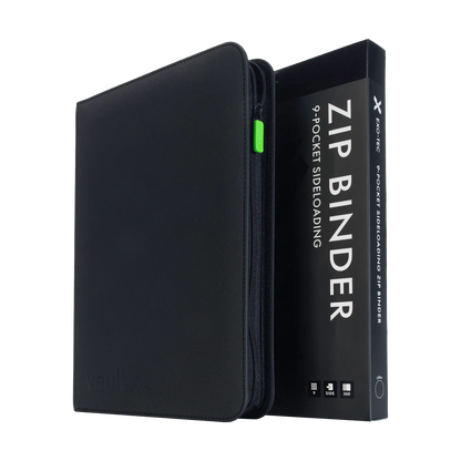 9-Pocket Exo-Tec® Zip Binder Product Gallery Image 13 [9309-signature-black]