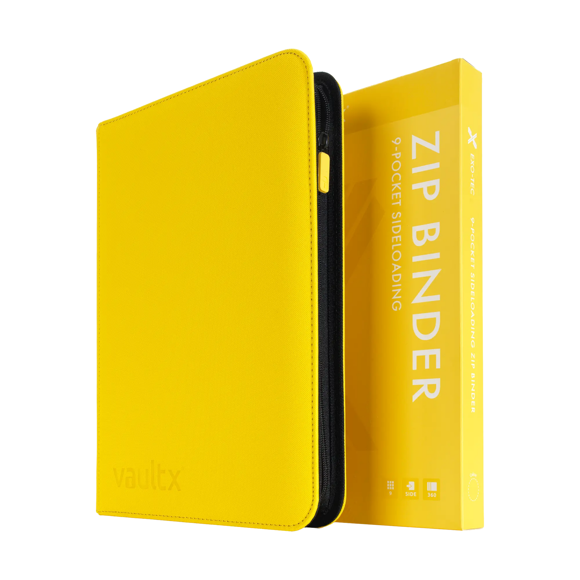 9-Pocket Exo-Tec® Zip Binder Product Gallery Image 13 [9309-sunrise-yellow]
