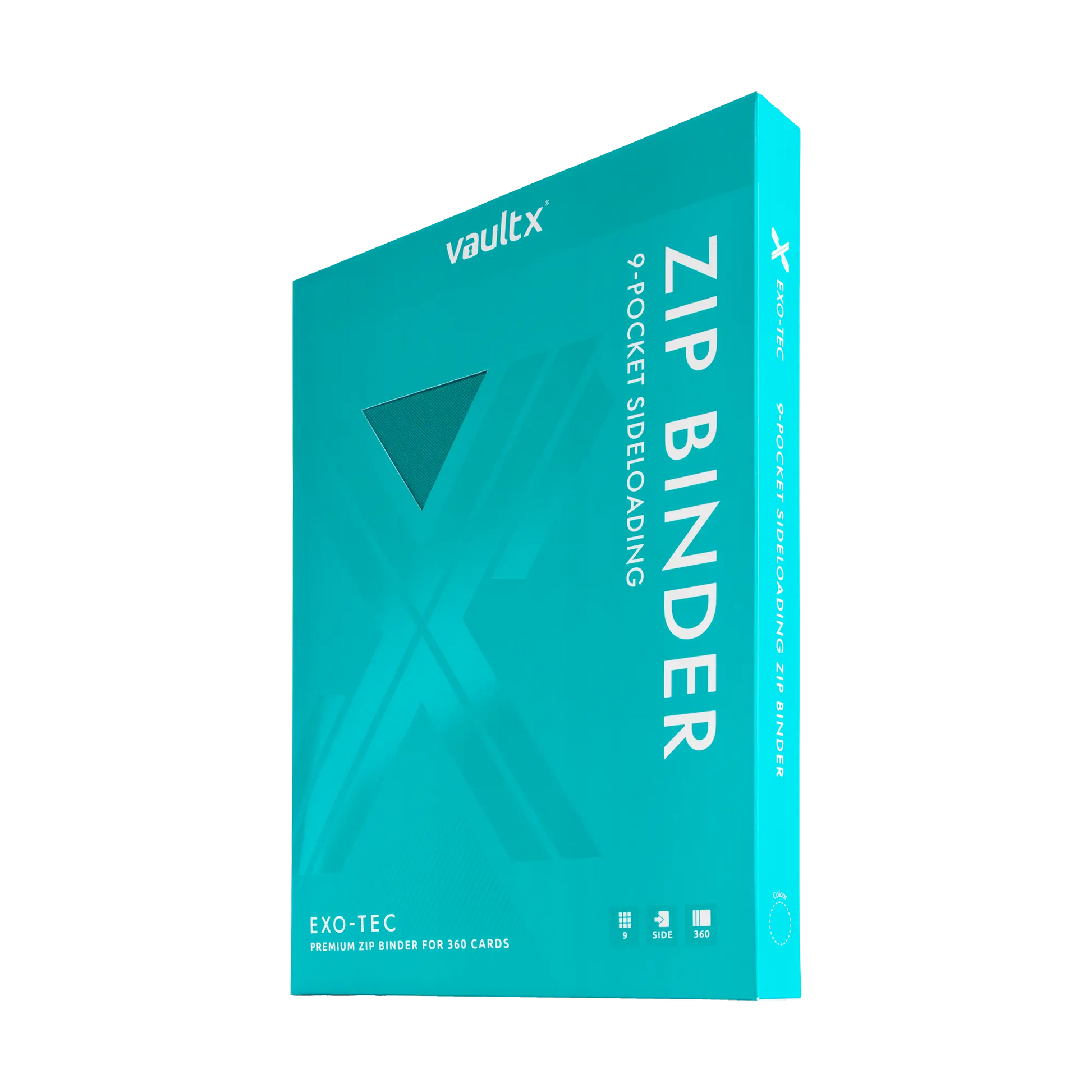 9-Pocket Exo-Tec® Zip Binder Product Gallery Image 2 [9309-ocean-blue]