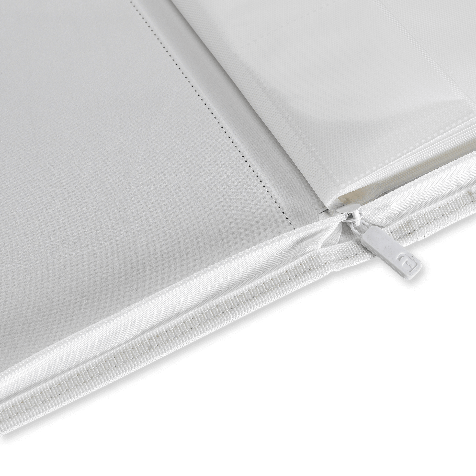 9-Pocket Exo-Tec® Zip Binder Product Gallery Image 2 [9309-white-edition]