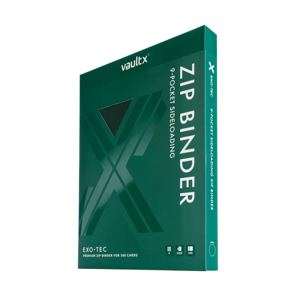 9-Pocket Exo-Tec® Zip Binder Product Gallery Image 3 [9309-forest-green]