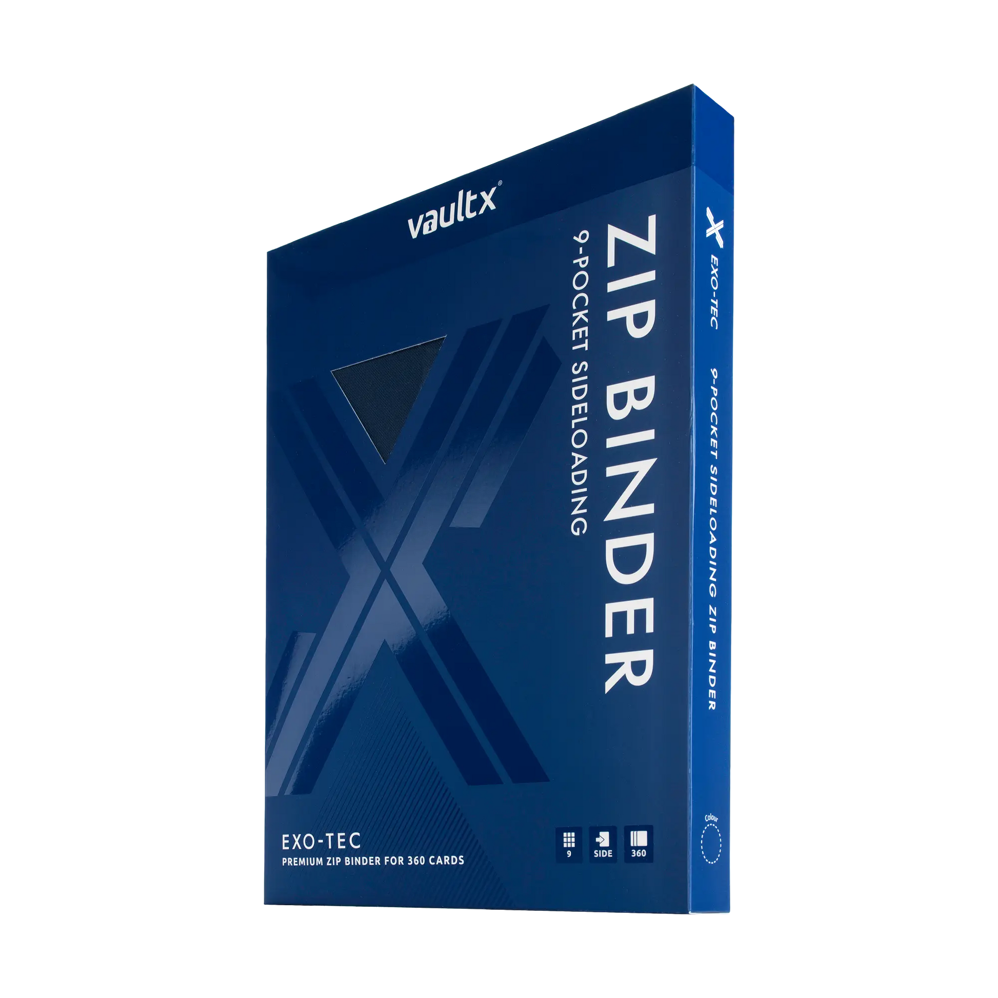 9-Pocket Exo-Tec® Zip Binder Product Gallery Image 3 [9309-royal-blue]