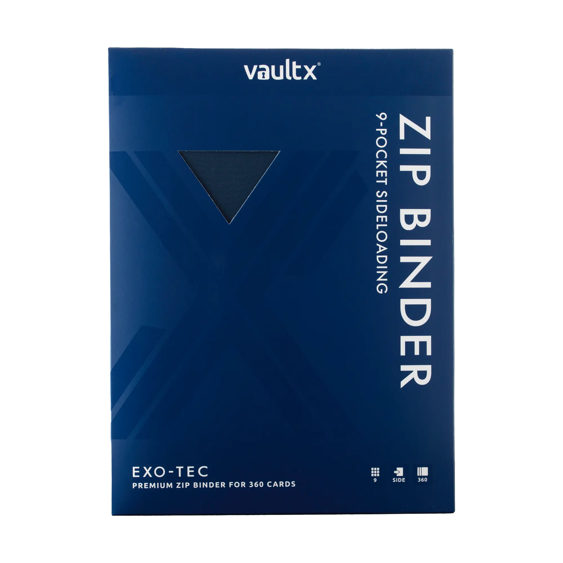 9-Pocket Exo-Tec® Zip Binder Product Gallery Image 4 [9309-royal-blue]