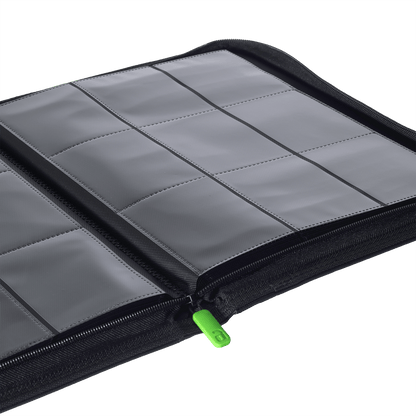 9-Pocket Exo-Tec® Zip Binder Product Gallery Image 5 [9309-signature-black]