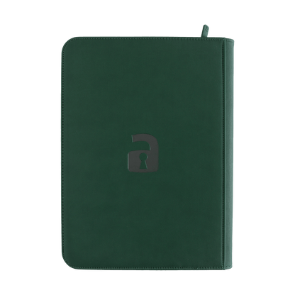 9-Pocket Exo-Tec® Zip Binder Product Gallery Image 6 [9309-forest-green]
