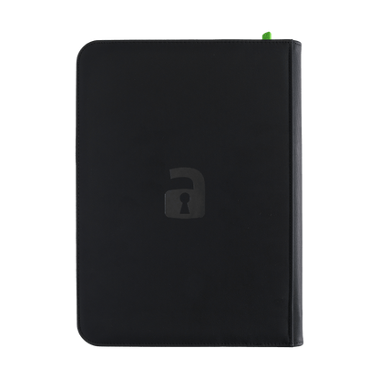 9-Pocket Exo-Tec® Zip Binder Product Gallery Image 8 [9309-signature-black]