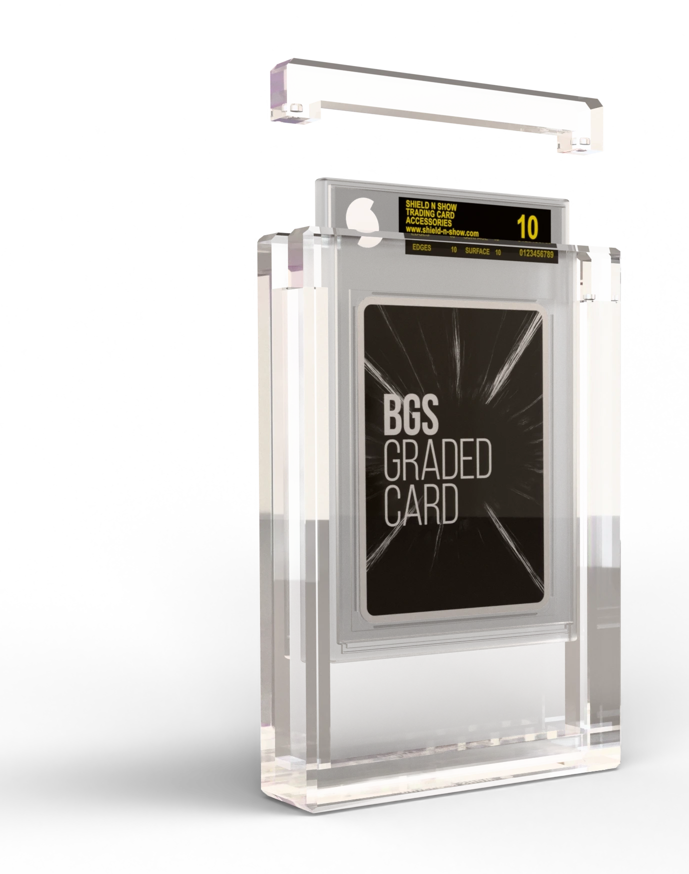 BGS Graded Card Display Case Features