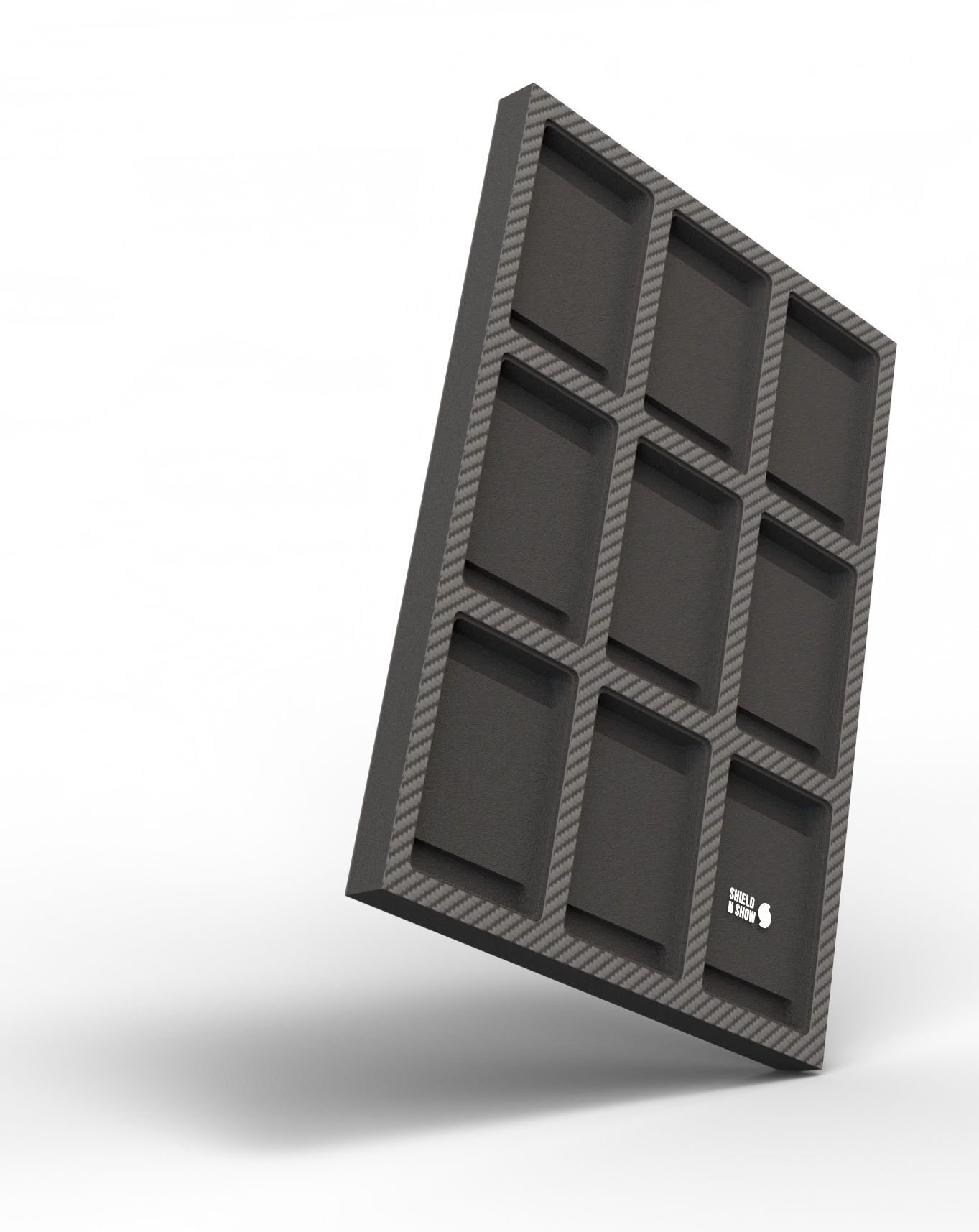Display Wall for 3x3 BGS Graded Card Slabs Specs Image