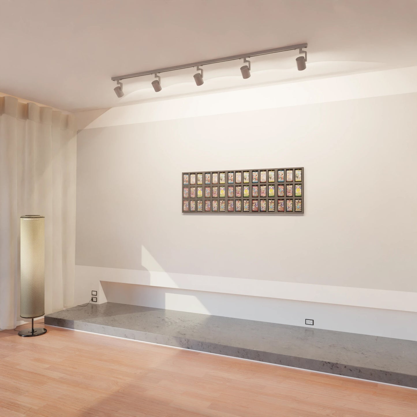 Display Wall for 3x3 Magnetic Booster Holder Product Gallery Image 1 (en)