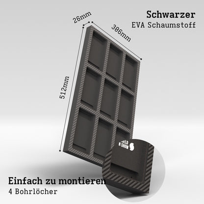 Display Wall for 3x3 Magnetic Booster Holder Product Gallery Image 7 (de)
