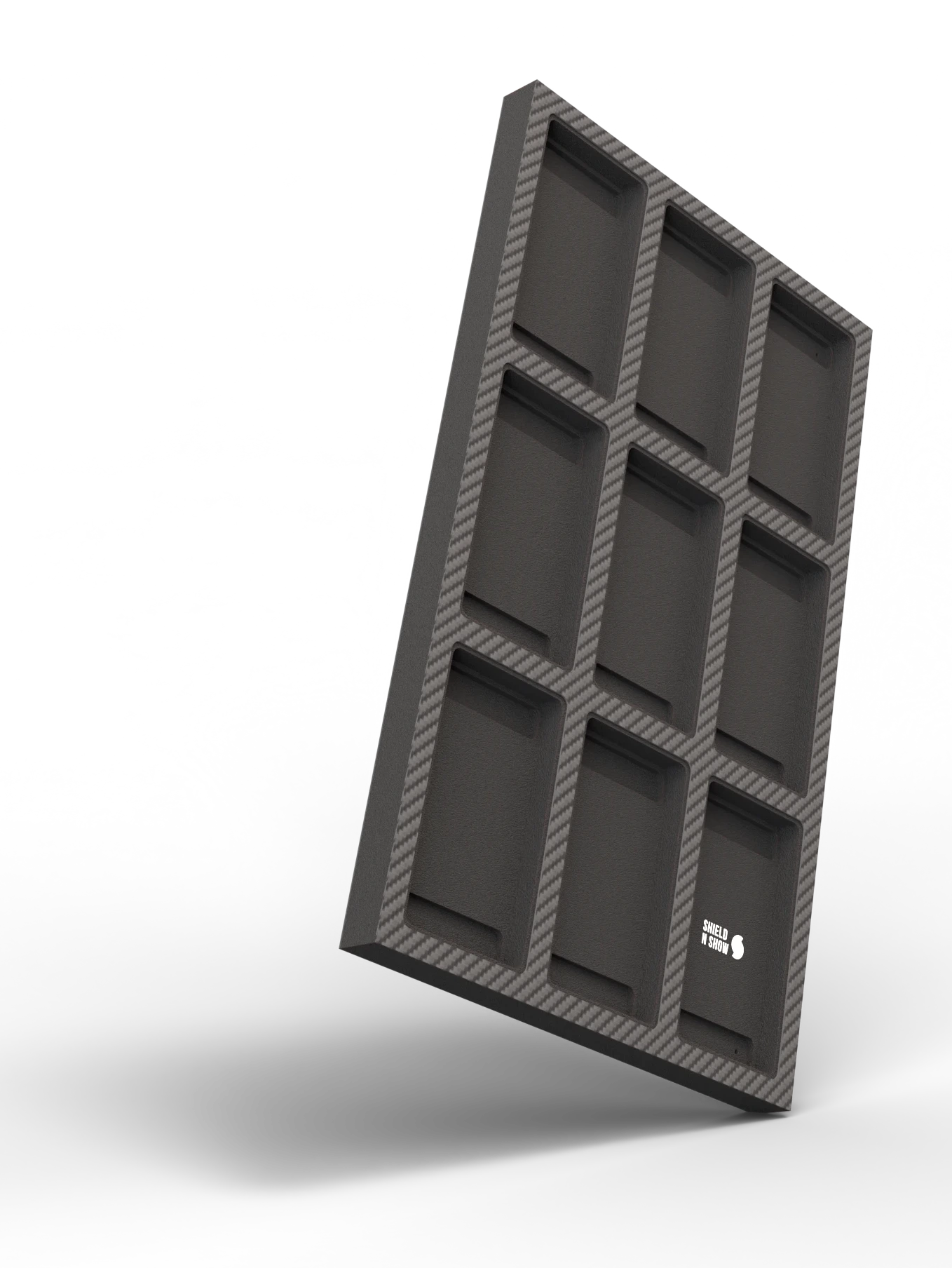 Display Wall for 3x3 Magnetic Booster Holder Specs Image