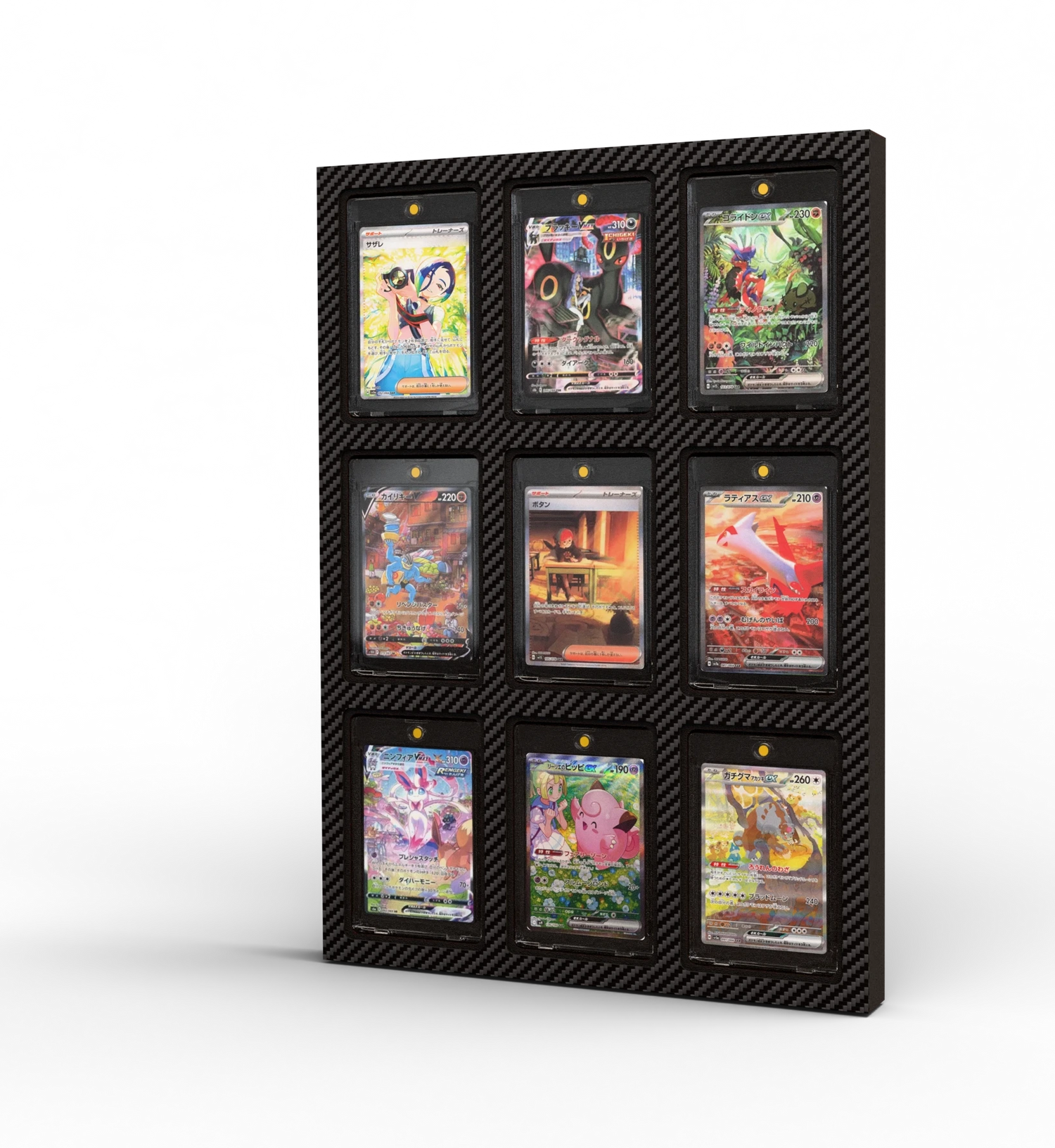 Display Wall for 3x3 Magnetic Card Holder Features