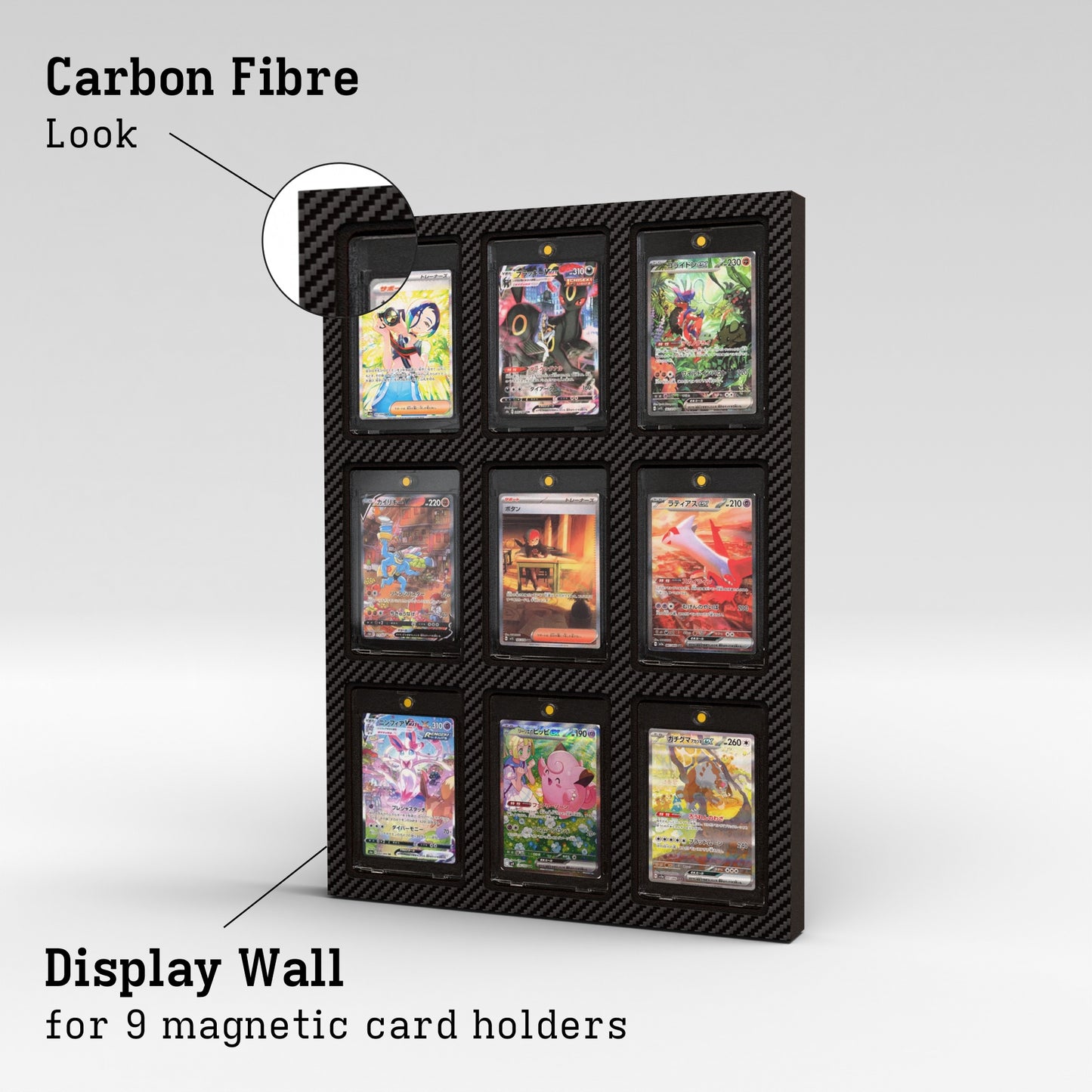 Display Wall for 3x3 Magnetic Card Holder Product Gallery Image 2 (en)