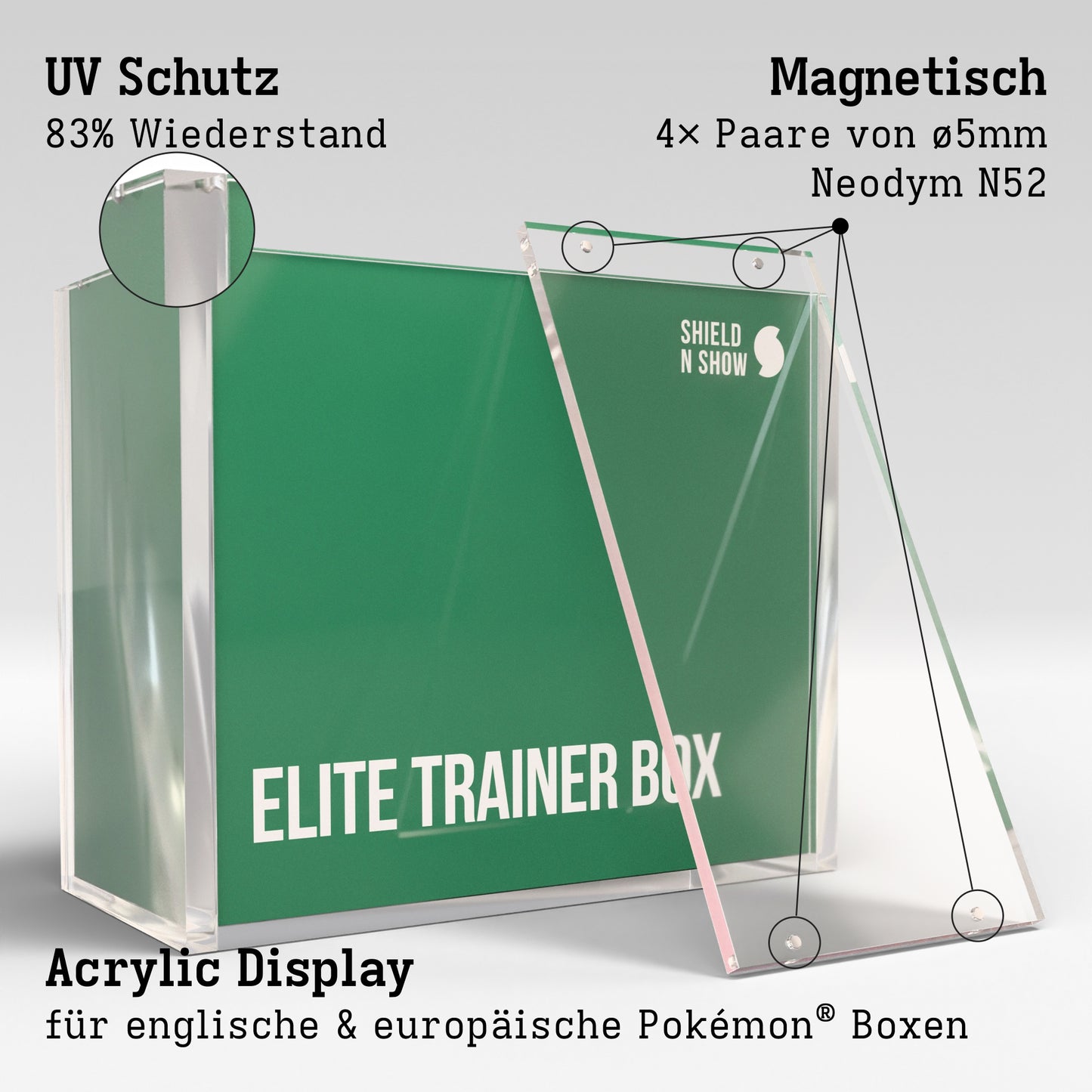 Elite Trainer Box Display Case Product Gallery Image 6 (de)
