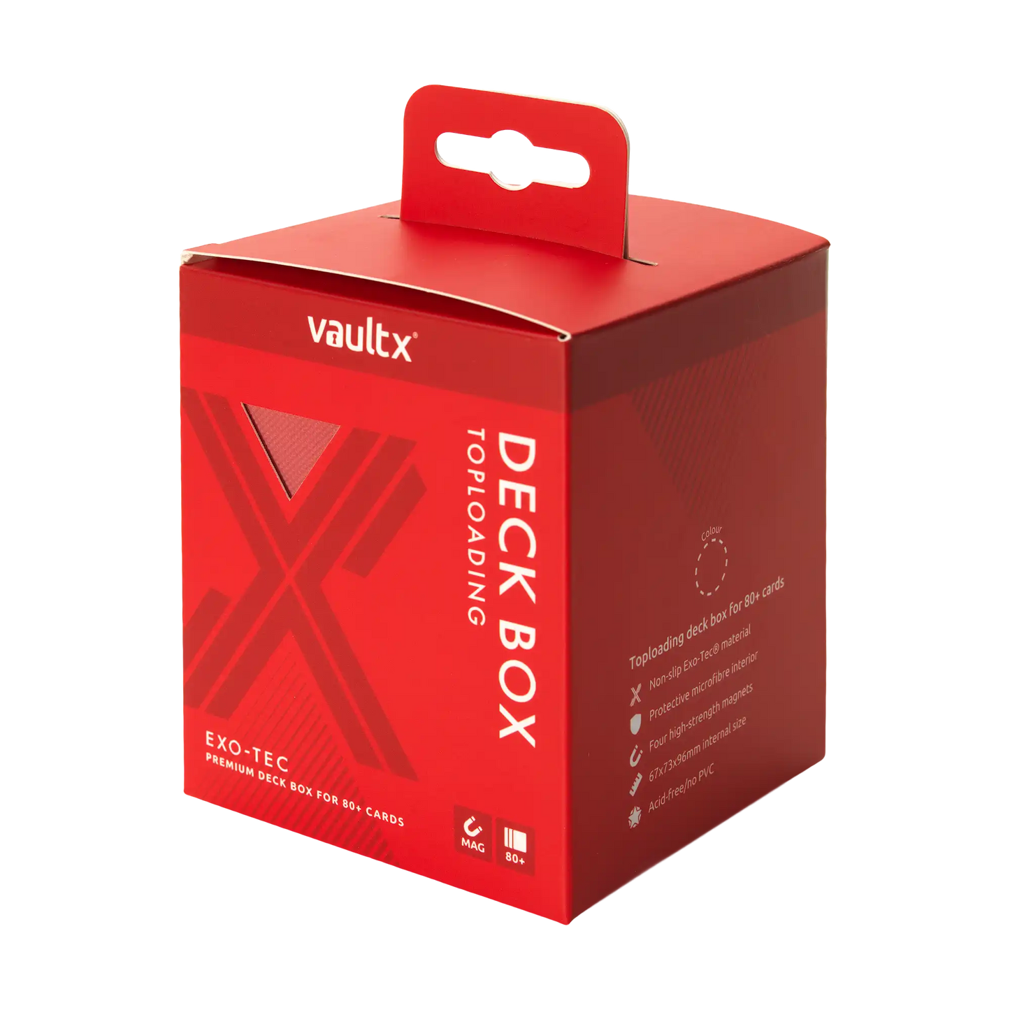 Exo-Tec® Toploading Deck Box 80+  Product Gallery Image 5 [9308-fire-red]