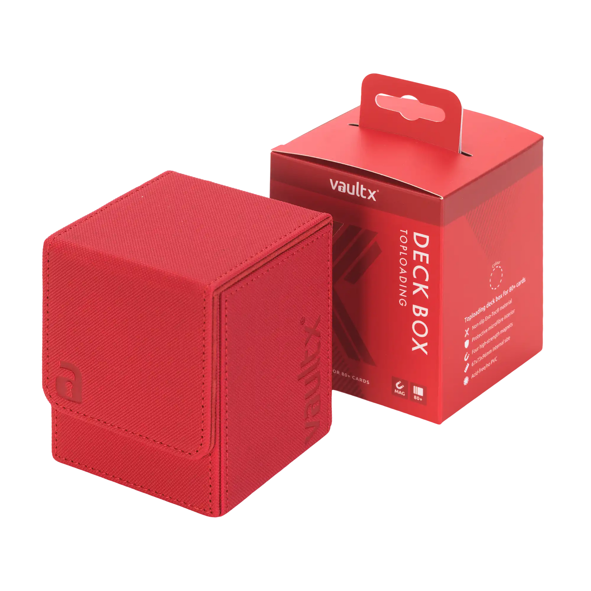 Exo-Tec® Toploading Deck Box 80+  Product Gallery Image 6 [9308-fire-red]