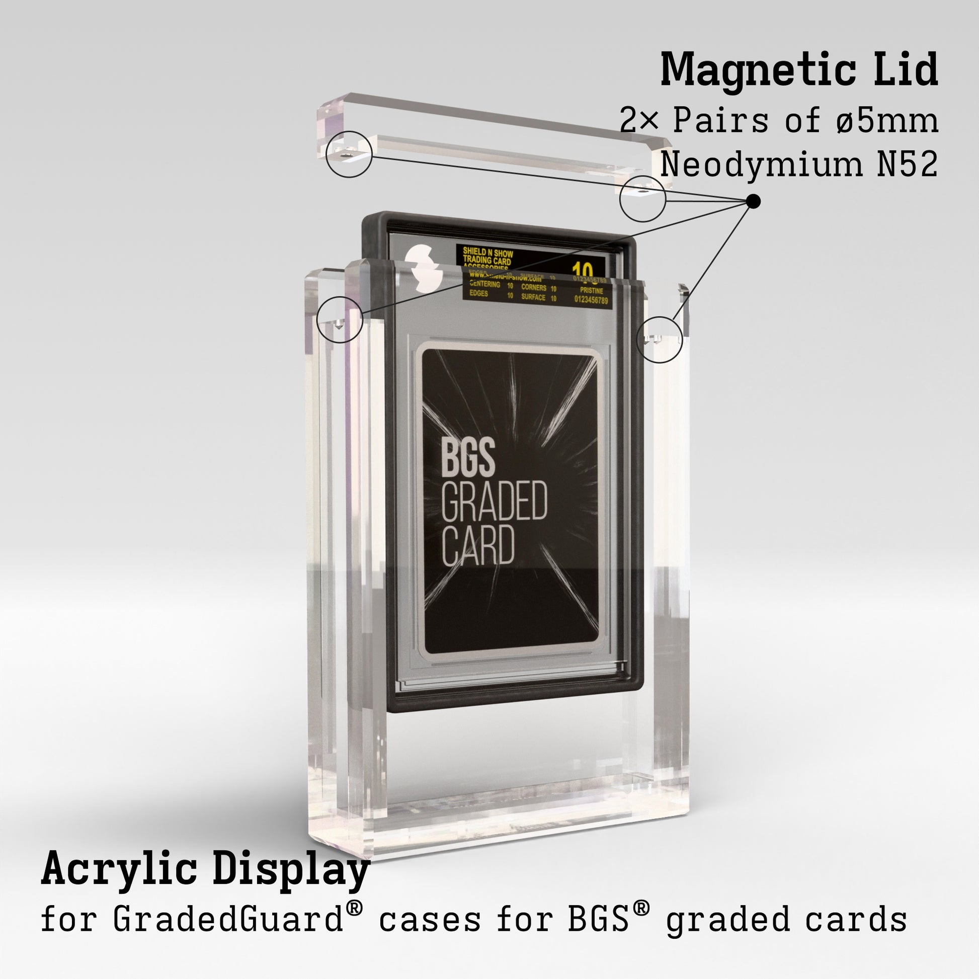 GradedGuard for BGS Display Case Product Gallery Image 3 (en)