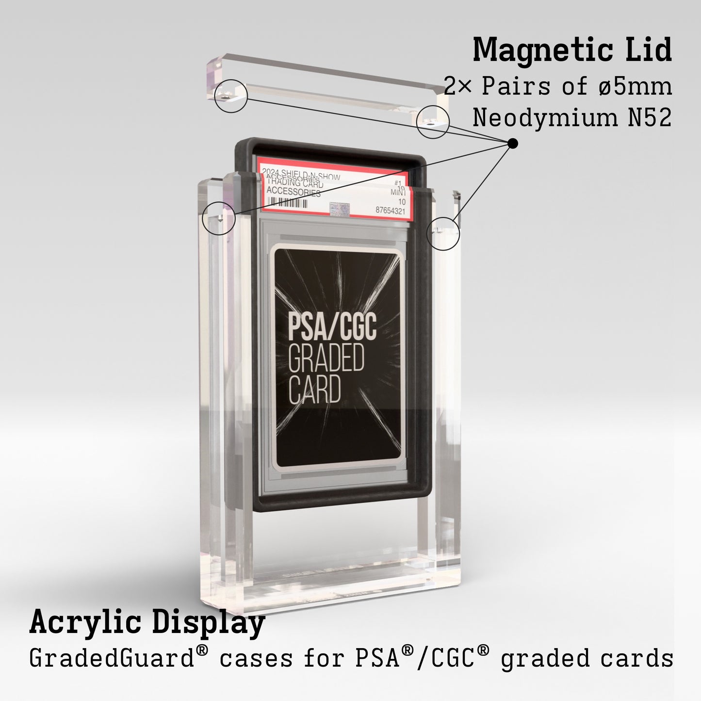 GradedGuard for PSA/CGC Display Case  Product Gallery Image 3 (en)