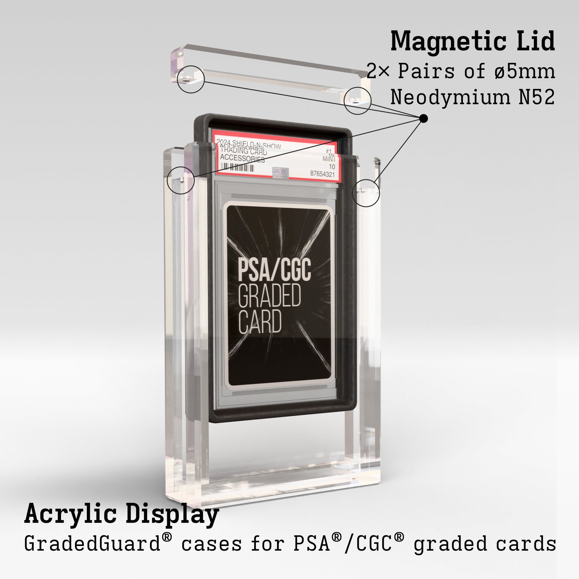 GradedGuard for PSA/CGC Display Case  Product Gallery Image 3 (en)